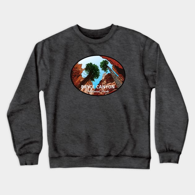 Bryce Canyon National Park Navajo Loop Trail Crewneck Sweatshirt by LucentJourneys